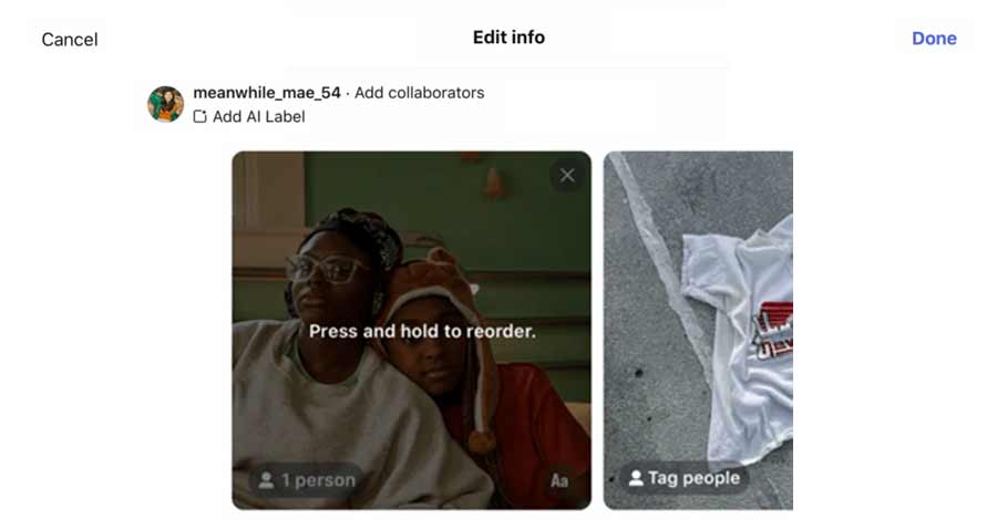 Interface de aplicativo de rede social exibida em um smartphone, mostrando ícones de navegação, curtidas, comentários e compartilhamentos